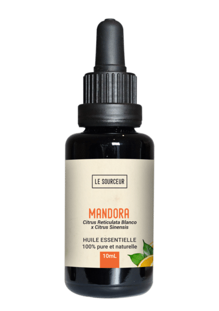 Flacon d'huile essentielle de Mandora
