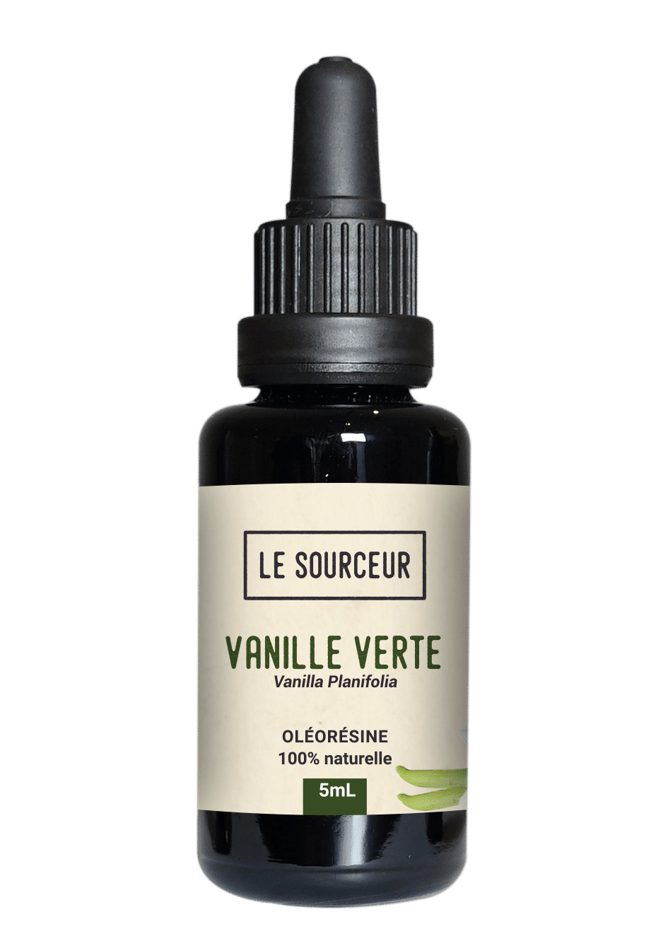 Green Vanilla oleoresin bottle